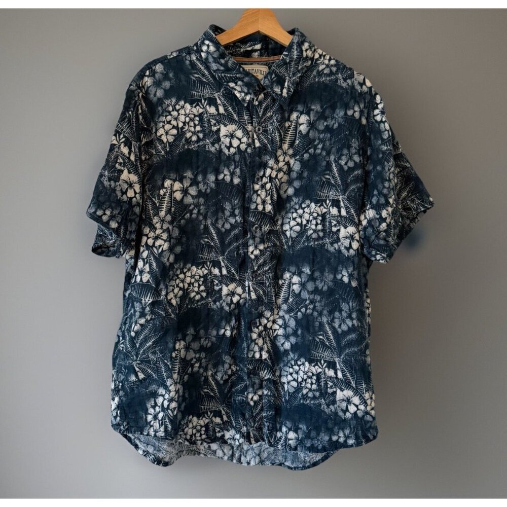 Margaritaville Hawaiian Floral Men's Size XL Resort Vacation Island Tropical